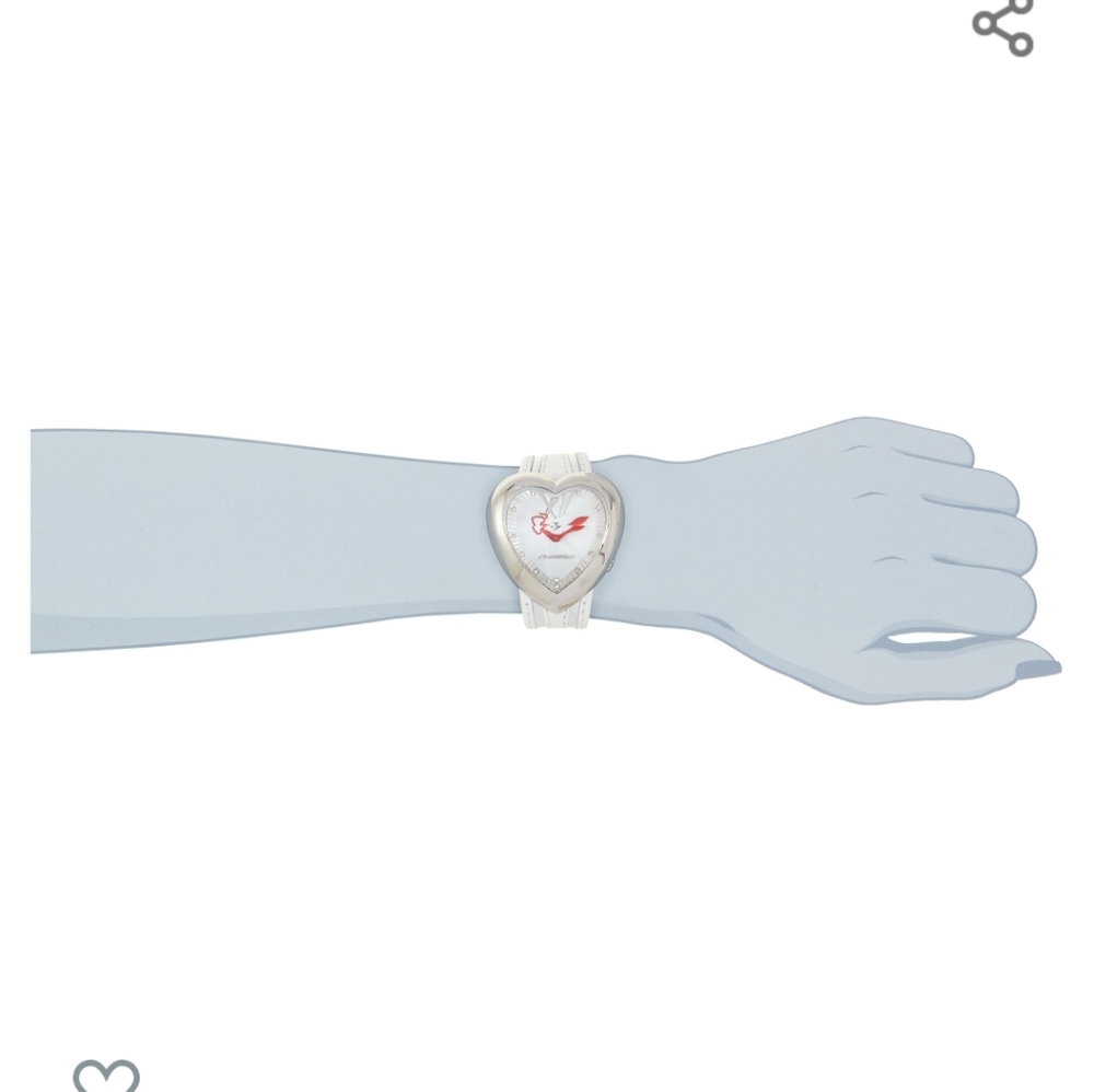 Cronotech Heart Shaped Crystal Indices Watch - Picture 3 of 15